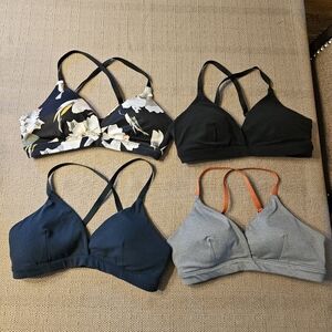 Athleta Inhale Sports Bra Lot of 4 XS